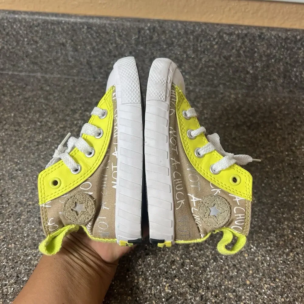Converse All Star Kids Infant Sz 6 UNTITL3D Canvas Sneaker Lace Up High Top Shoe